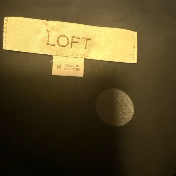 LOFT Black and White Polka Dot Tank Top - Picture 6 of 6